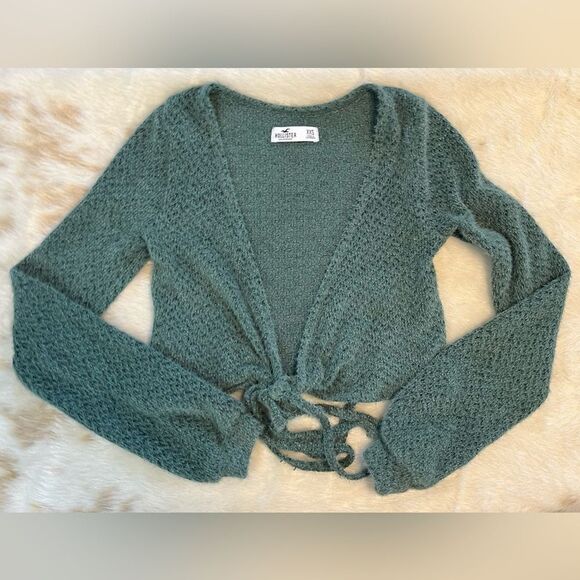 Hollister Wrap Eyelash Crop Sweater - Picture 4 of 7